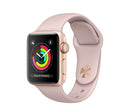 Apple Watch Series 3 GPS + Cellular, 38mm Gold Aluminum Case with Pink Sand Sport Band (Certified Pre-Owned, Open Box, Like New Condition)