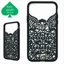 Kate Spade Lace Cage Case For Iphone X (Black )