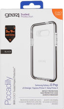 Gear4 Piccadilly CLEAR for Samsung Galaxy J3 Pop (Black)