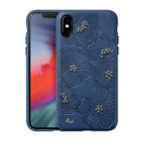 LAUT Flora _Indigo Case for iPhone X / XS (Blue)