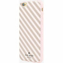 Kate Spade Flexible Hardshell Case For iPhone 6 /6S (baby Pink with gold strips)